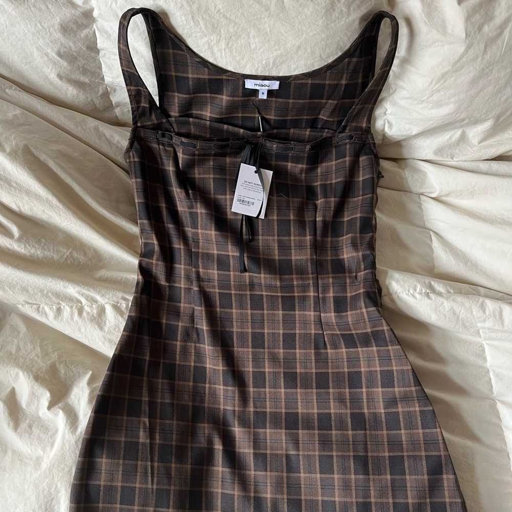 Miaou plaid dress